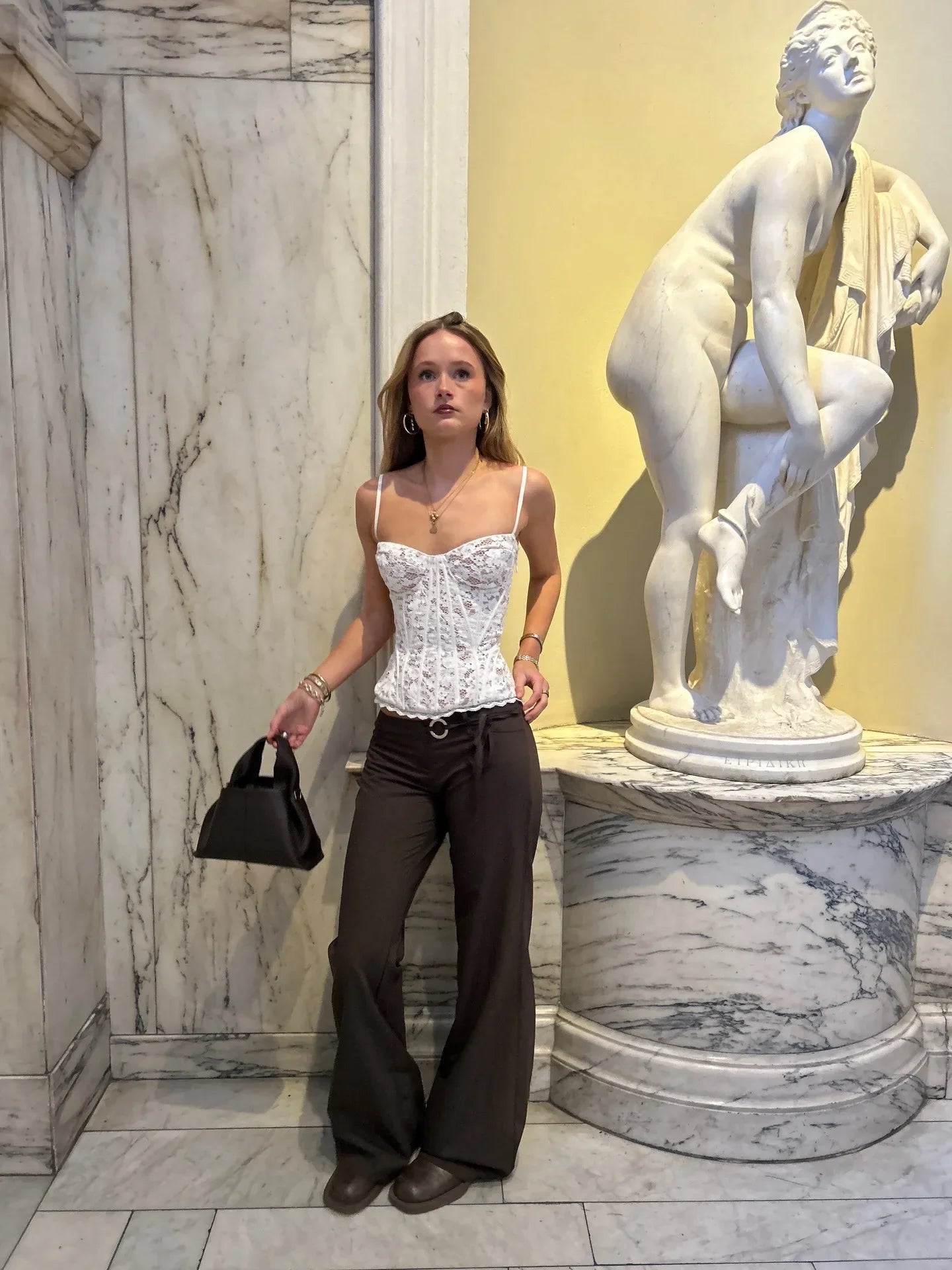 Phantasy Summer Fashion Tank Top Women Elegant Lace Top Sexy Slim Fit Lace up Camisole Lady Casual Streetwear Women Clothing