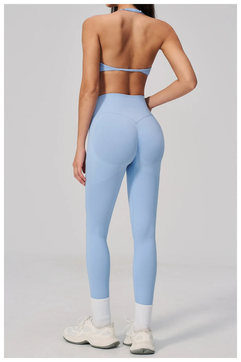 Breathable Quick Drying Yoga Set for Women Beauty Back Sports Bra High Waist Leggings Fitness Suit Outwear Gym Running Tracksuit