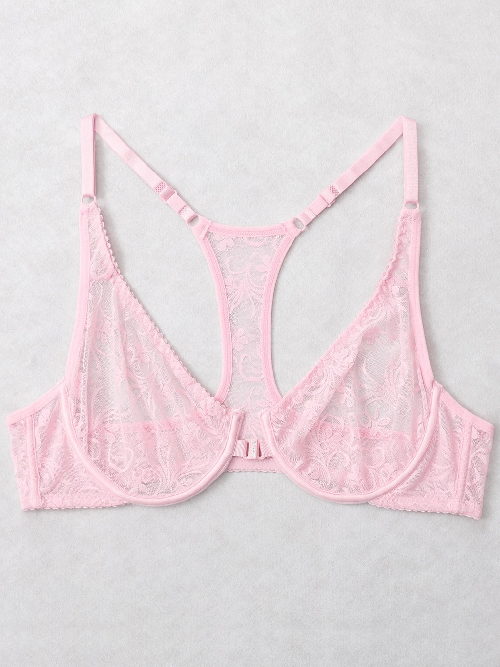 Womens Front Button Lace Bra Underwire Underwear Elegant Embroidery Beautiful bBack Plus Size Lingeire A B C D E F Cup