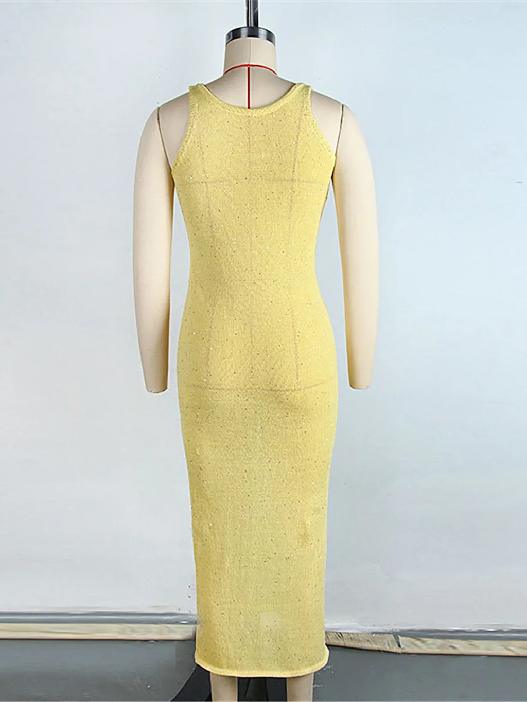 S - XL Sparkling Sleeveless Crochet Knitted Tunic Beach Cover Up Cover-ups Beach Dress Beach Wear Beachwear Female Women V6796