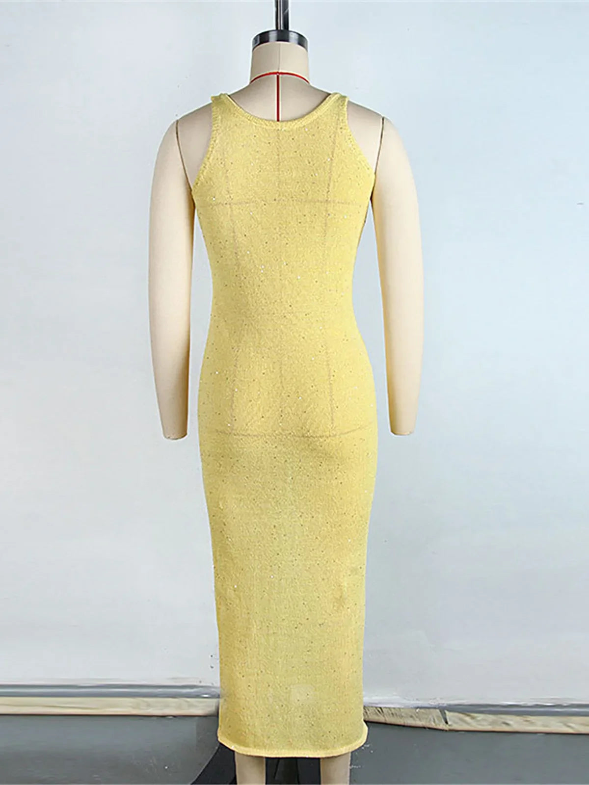 S - XL Sparkling Sleeveless Crochet Knitted Tunic Beach Cover Up Cover-ups Beach Dress Beach Wear Beachwear Female Women V6796