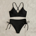 Sexy Bandage High Waist Brazilian Bikinis Sets Swimsuit Swimwear Swimming Suit for Women 2023 New Bikini Mujer Biquinis