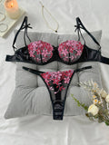 Valentine's Eve Light Purple Danube Group Ladies Sexy Lingerie Bra Women's Suit - the Temptation of a Seductive Night