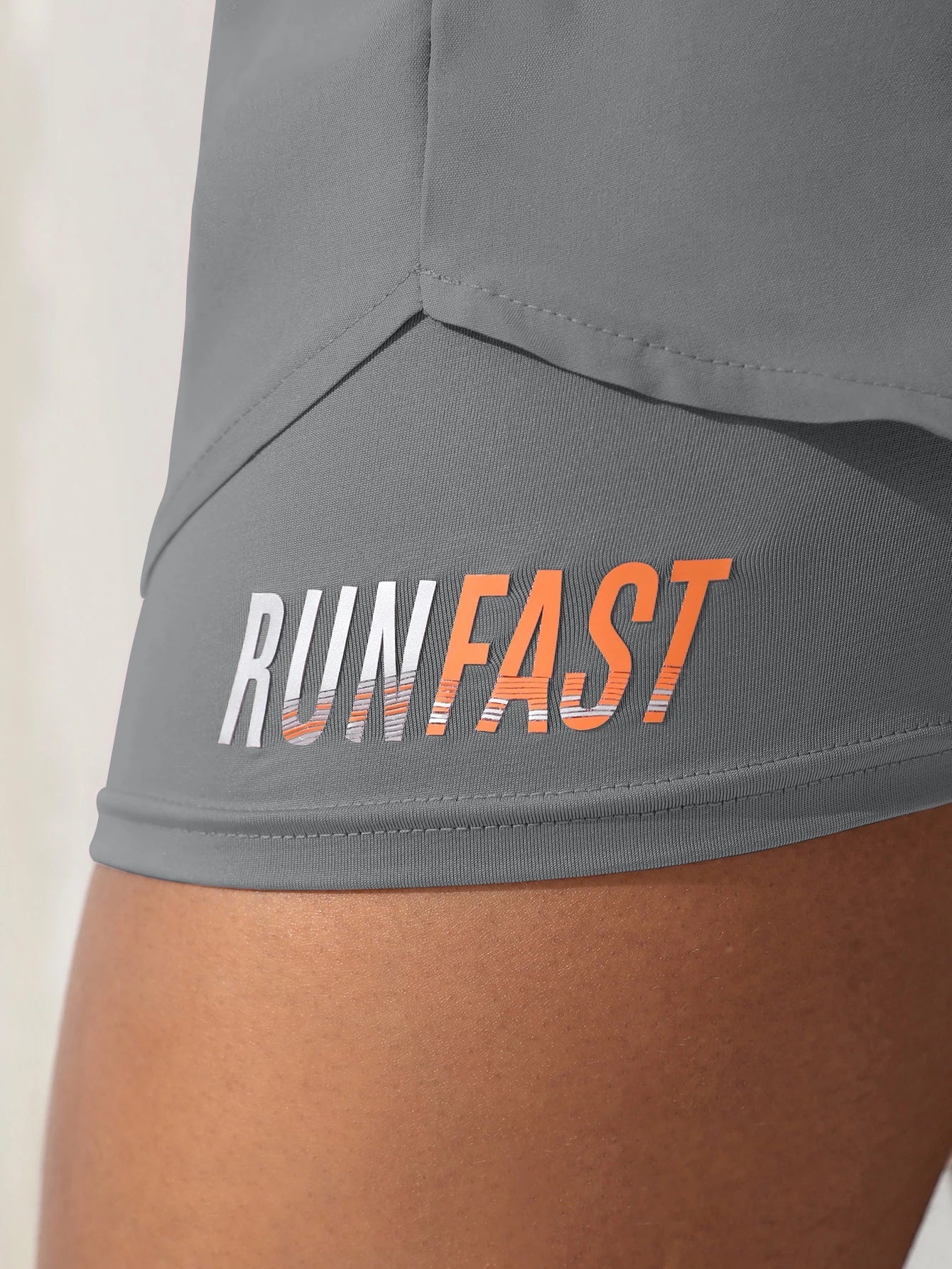 Women's High Rise Yoga Shorts With Elastic Proximity Control Running Shorts, Fake Two Pieces Pants