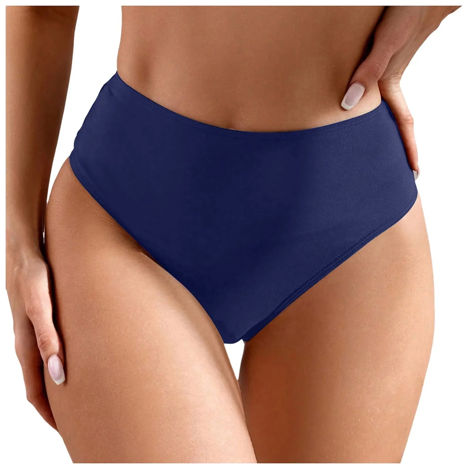 Bikini Bottoms For Women High Waist Swimsuit Sexy Swim Briefs Summer Beach Shorts For Swimwear Bathing Suit Bikini Beachwear