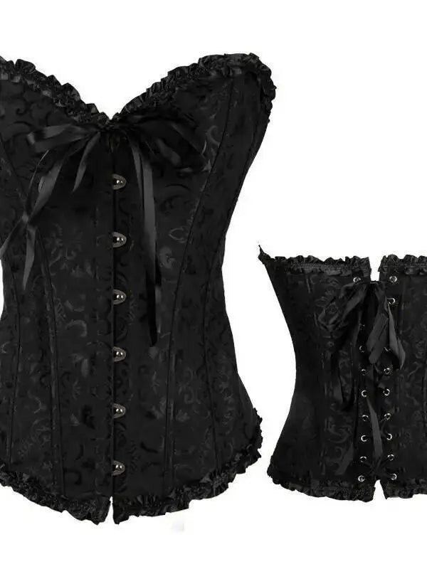 Charming Corset Quick Sexy Bone Corset Waist Slimming Chest Support Gathering Waist Slimming Gathering Waist Tight Corset 51U2