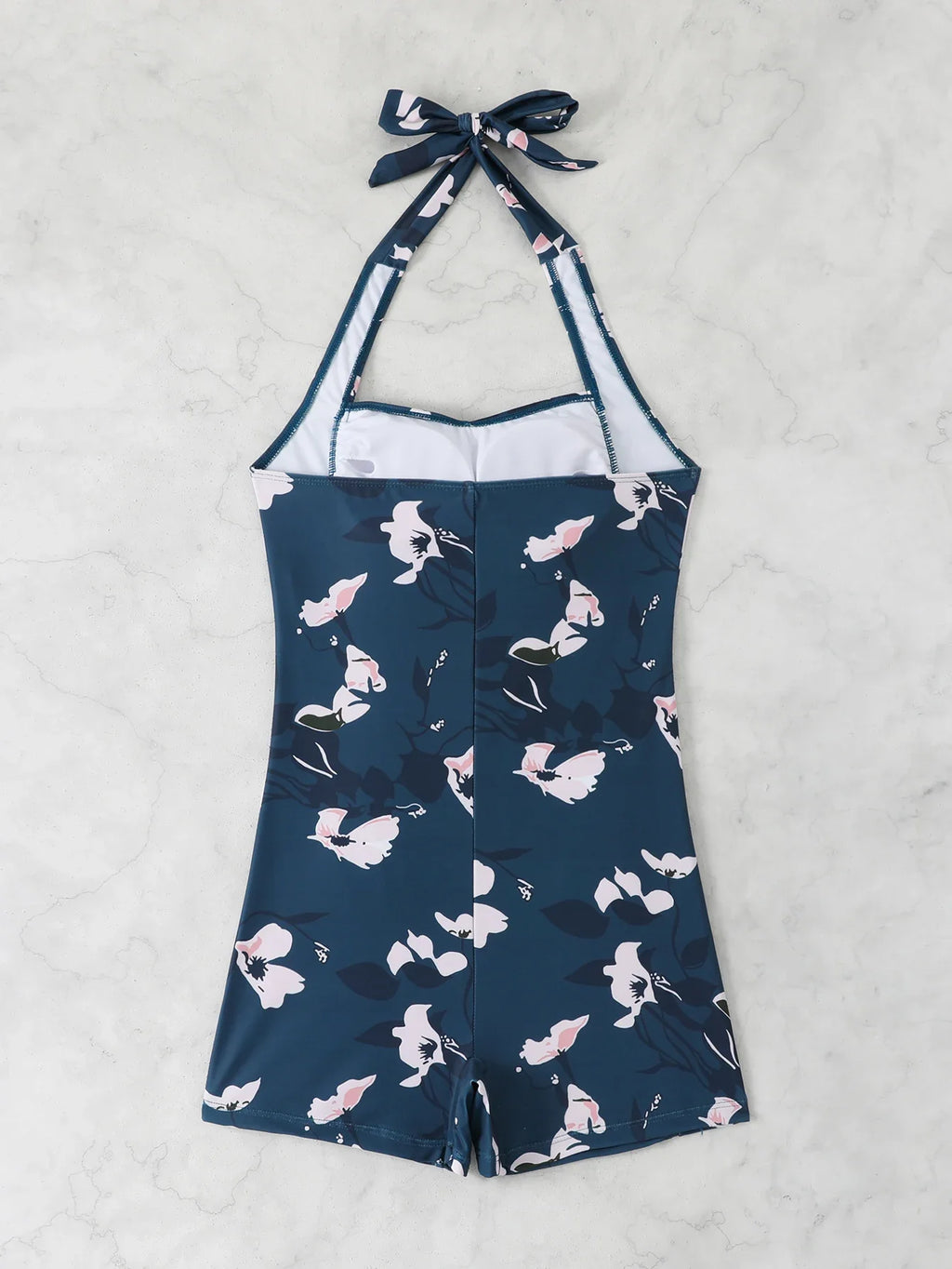 2026 Halter Swimsuit One Piece Printed Swimwear Women Sexy Vintage Bathers Bathing Swimming Swim Suit Female Beachwear