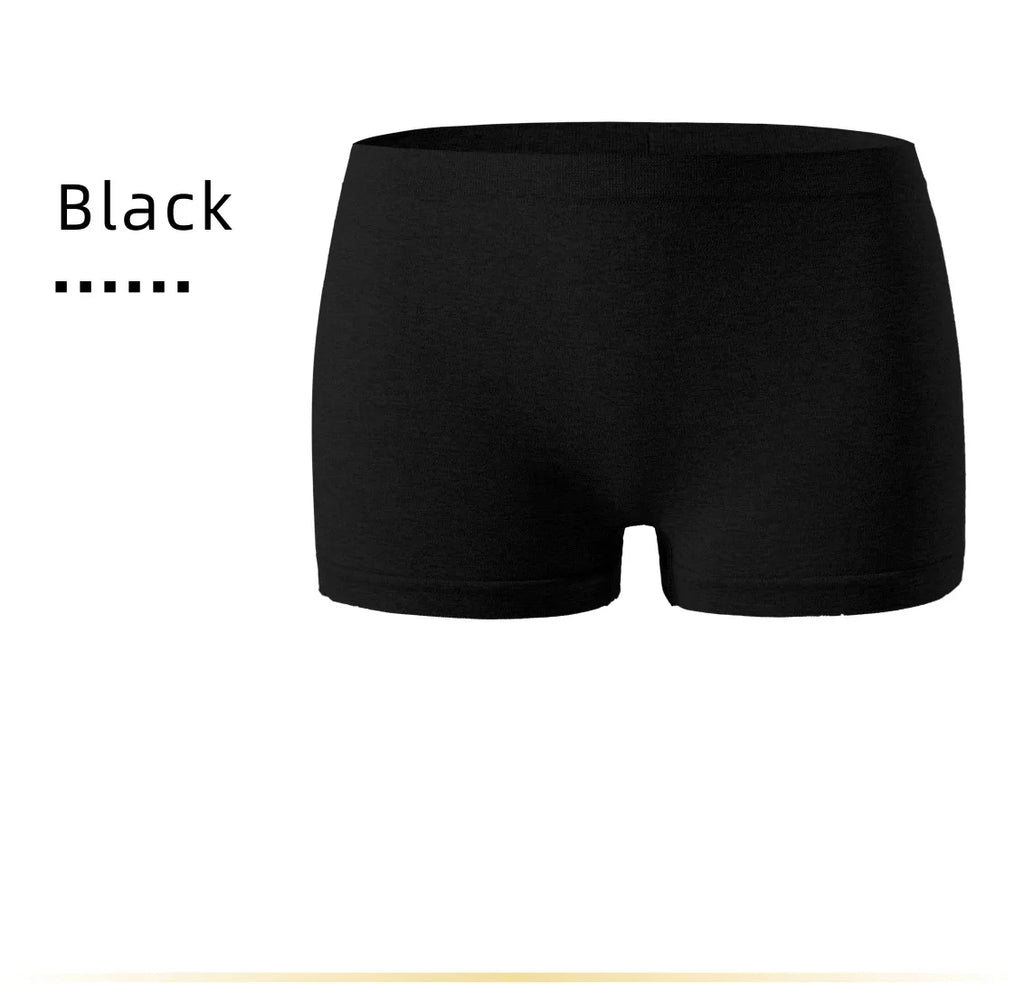 Women's underwear, compression pants, sports shorts, solid color underwear, comfortable and close fitting flat underwear