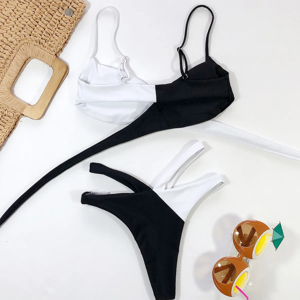 2026 Sexy Bikini Women Swimwear Swimsuit Leopard Cross Straps Bikinis Set Female Push Up Bathing Suit Trajes De Bano Mujer