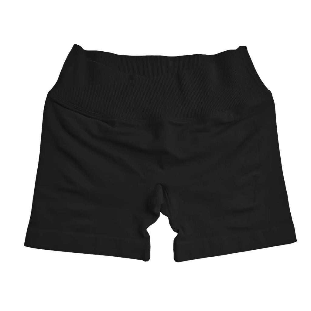 NCLAGEN Vision Shorts | 4.5" Gym Clothes Women Seamless Leggings Waist Cross Fitness Scrunch Booty Tights Running Cycling Shorts