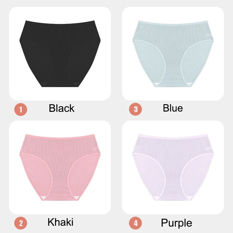 4Pcs/Set Women Lace Mesh Briefs Sexy Comfortable Stretchy Semi Sheer French-Cut Panties Women's Underwear Breathable Lingerie