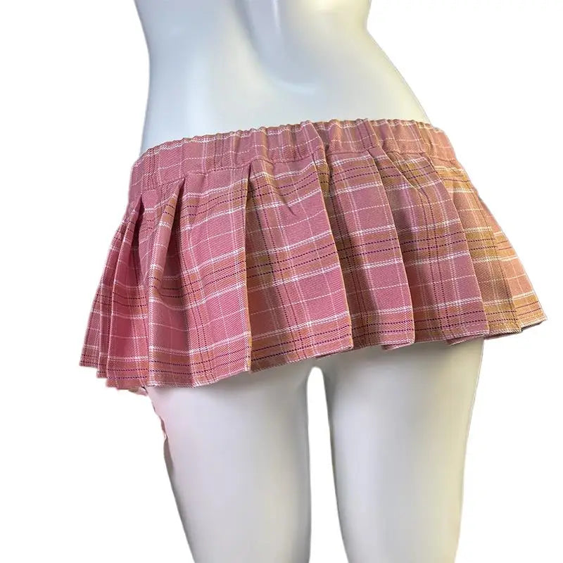 Sexy Lingerie Porno Babydoll Cekc Exotic Pajamas Women Teddy Sex Costumes Erotic Sexy Dress Hot Porn Mini Plaid Skirt Underwear