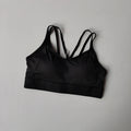 Women's Summer Shock-absorbing Running Yoga Tank Top with a Beautiful Contrasting Sports Bra and a Professional Pilates Bra