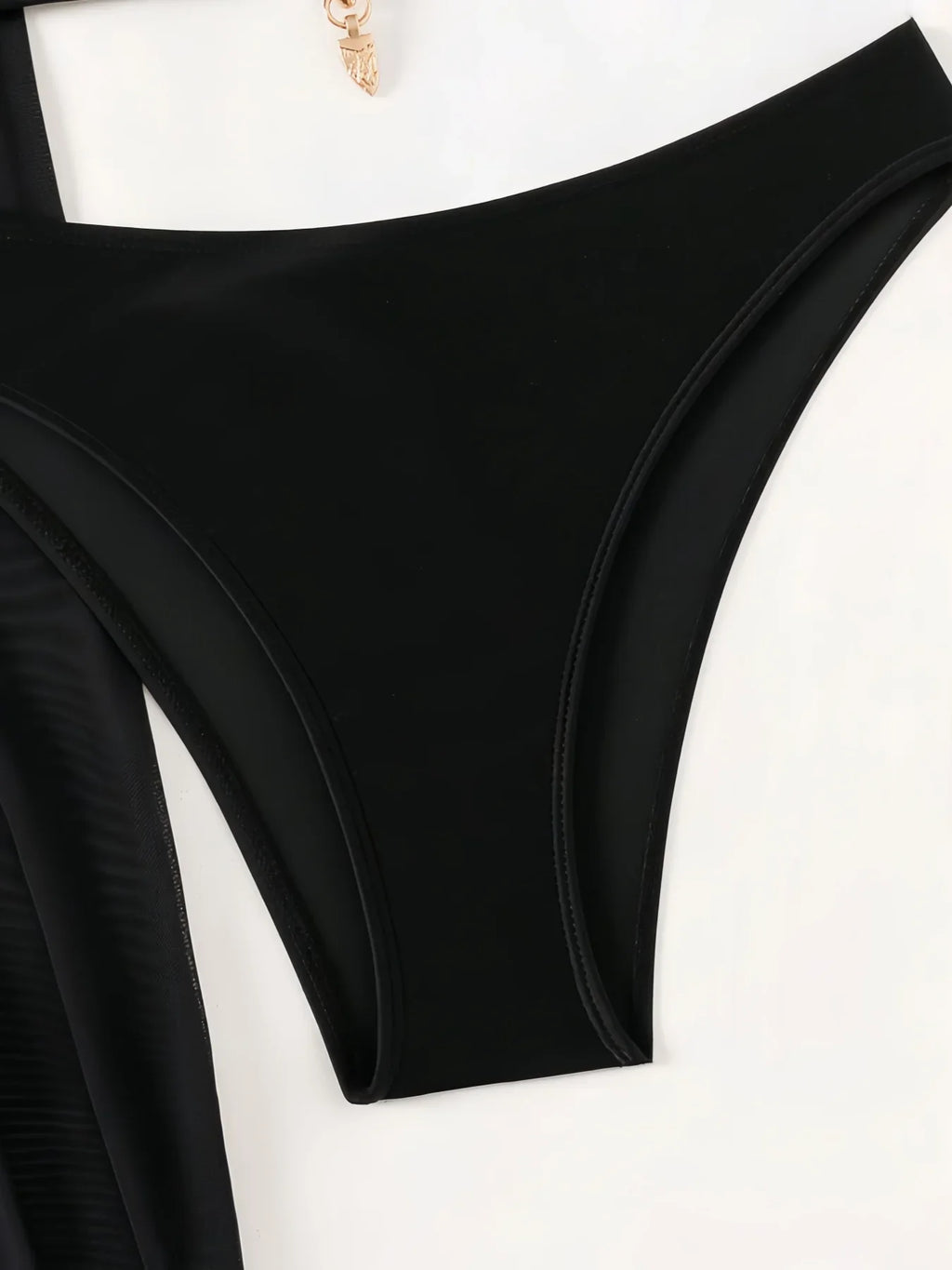 3 Pieces Halter Bikinis 2026 Solid Swimwear Female Sexy Swimsuit Women With Mesh Beach Dress Bathers Bathing Swimming Swim Suit