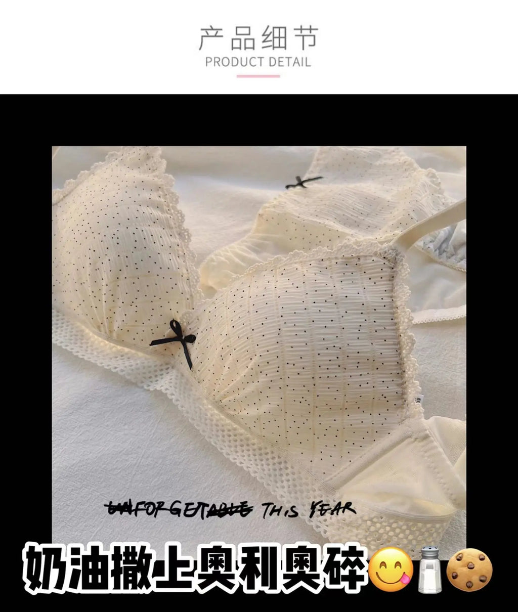 Japanese Style First Bra for School Girls No Wire Seamless Bralette Teen Comfort Invisible Thin No Marks, Natural Chest Enhancer