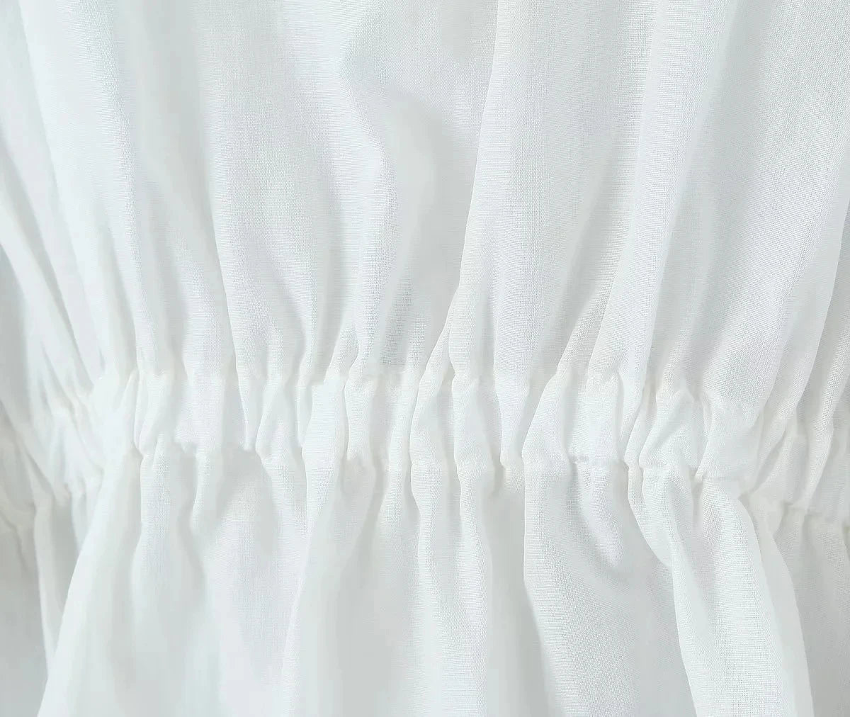Foridol Tie Up Ruffles Lantern Sleeve White Blouse Women Spring Fashion Pelpum Top 2025 Summer O Neck Beach Casual Chic Blusa