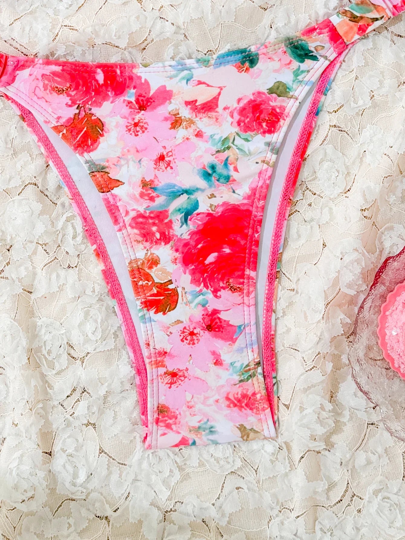 2026 U-wire Bandeau Bikinis Women Printed Swimwear Female Sexy Ring Linked Swimsuit Bathers Bathing Swimming Swim Suit Beachwear