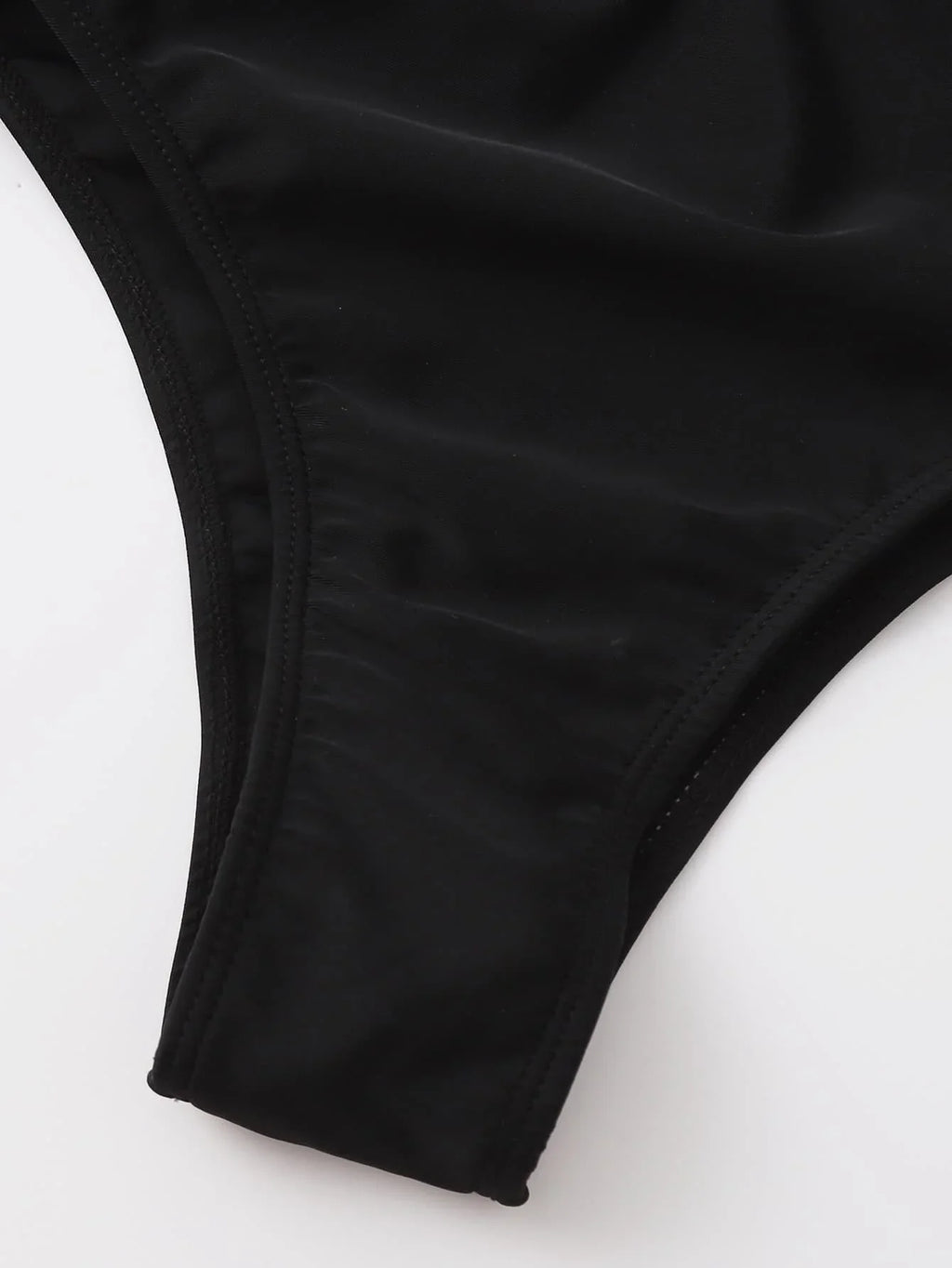 2026 Black Swimsuit One Piece Solid Long Sleeve Swimwear Women Bathing Suit Female Padded Swimming Summer Beachwear Bodysuit