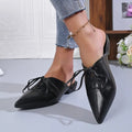 Women's Slippers Flats Sandals Pointed Toe Mule Shoes Summer 2026UpShoes Sexy Slides