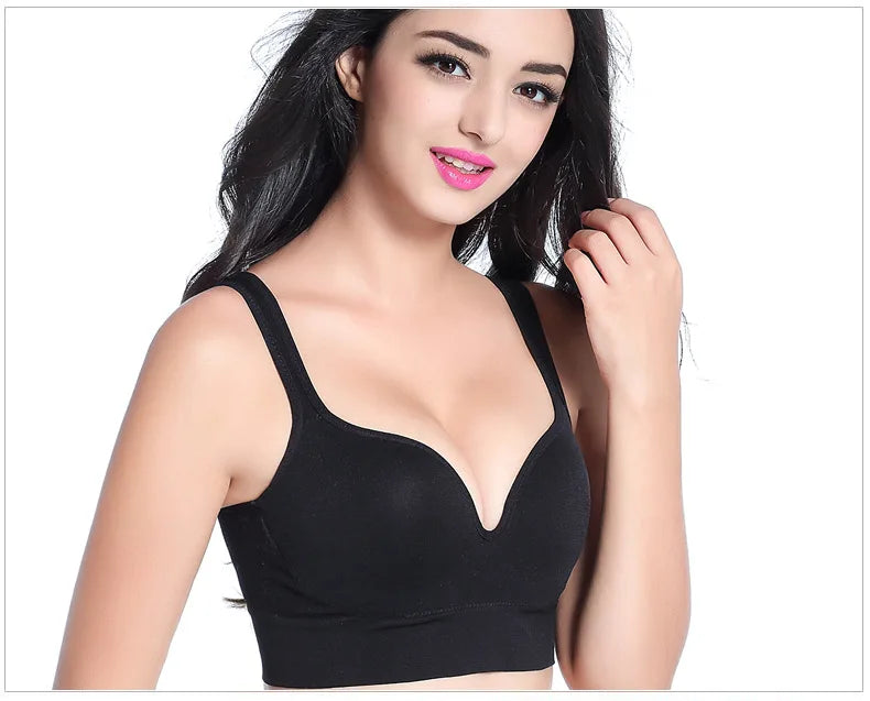Sexy 3D Sports Bra Women Push Up Seamless Underwear Yoga Fitness Shockproof Vest Crop Tops Female Sujetador Sport Bras for Women