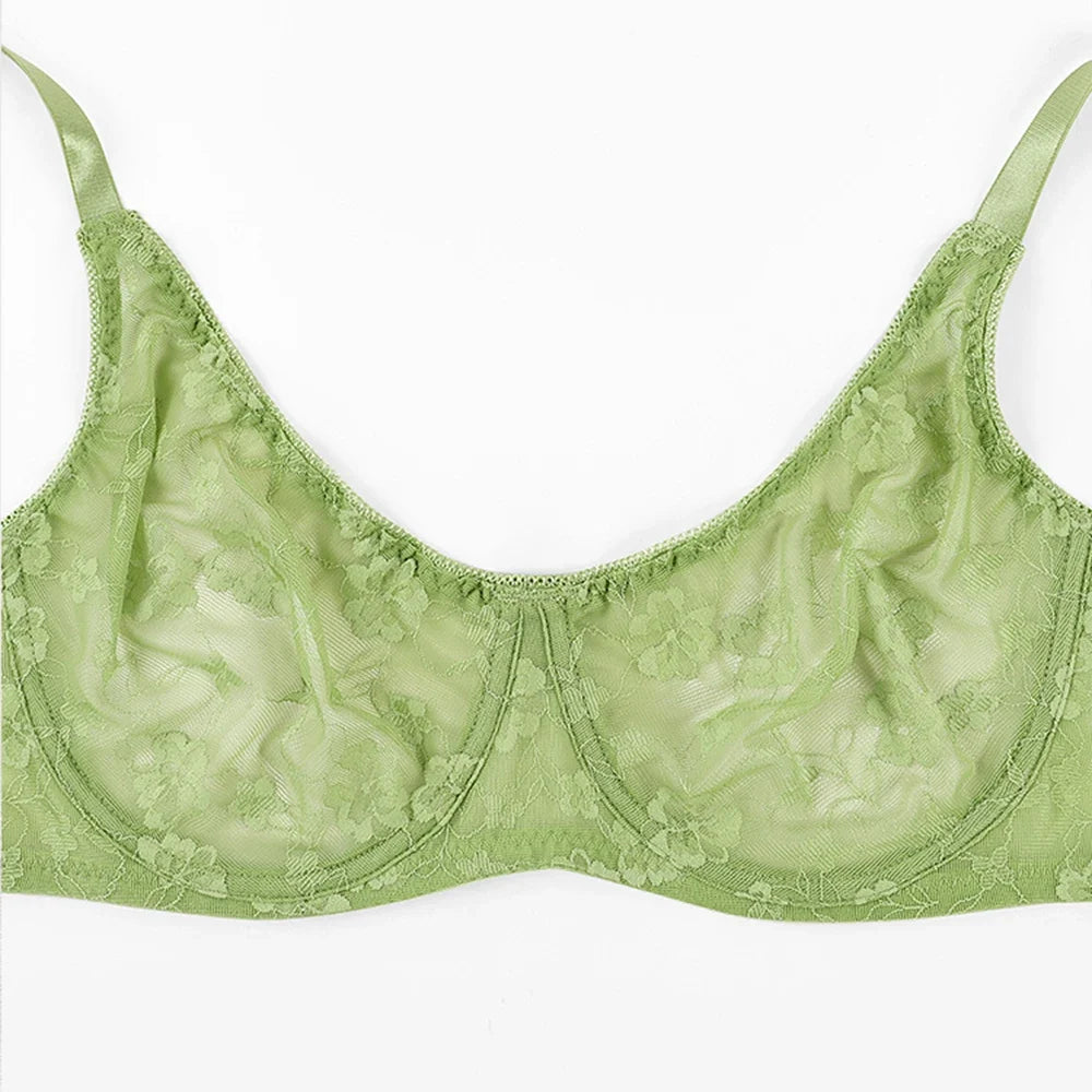 Sexy Lingerie Female Bra & Briefs Sets Seamless Bras For Women's Lace Thong Underwear Plus Size Brassiere