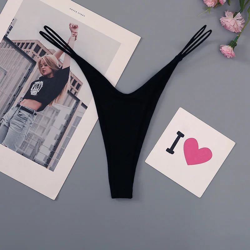 Cotton G String Thong Women Panties Sexy Briefs T-back Underwear Low Waist Seamless Femlae Lingerie Size S-XL