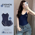 New year's one-piece swimsuit for women, conservative and slimming, gathering girls, Instagram style hot spring swimsuit