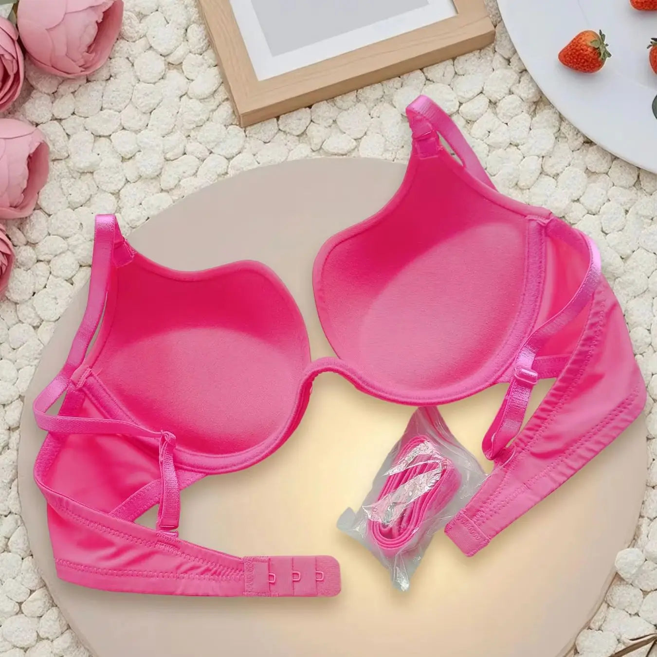 Deep V Bra Low Cut Sexy Push Up Bralettes for Women Padded Comfy Smoothing Underwire Lifting Bras gathered Thick Bralette
