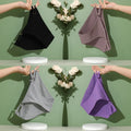 4PCS/Set Women Cotton Panties Sexy Low Waist Briefs Female Soft Breathable Underwear Button Design Fashion Comfortable Lingerie