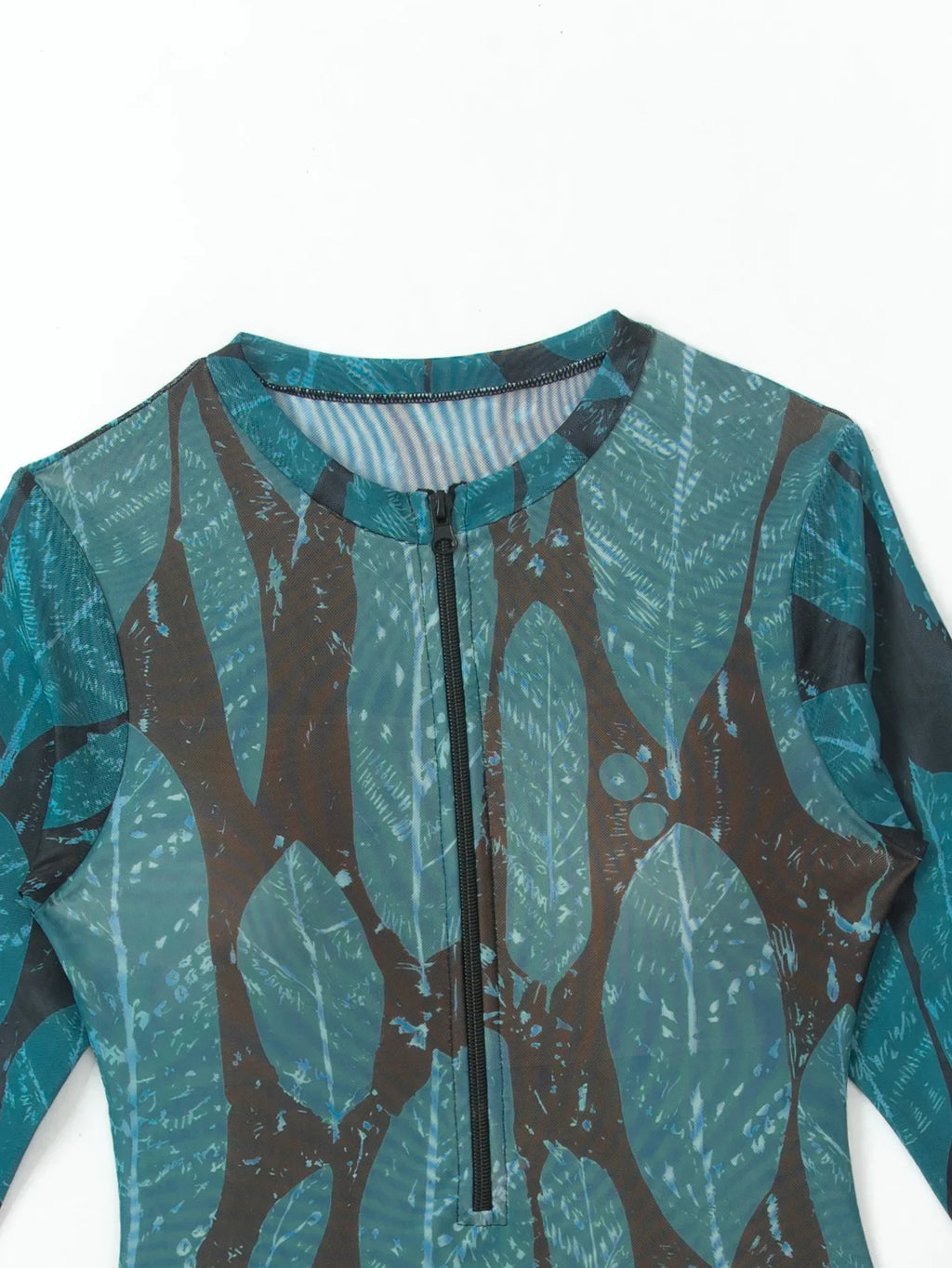 2026 Printed Long Sleeve with Long Pants Sexy One Piece Swimsuit Women Swimwear Female Flowers Padded Bather Bathing Suit Swim