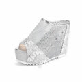 Summer Women Shoes Retro Ethnic High Heels Platform Embroidery slippers Wedge Beach Flip Flops Women Flowers Slides