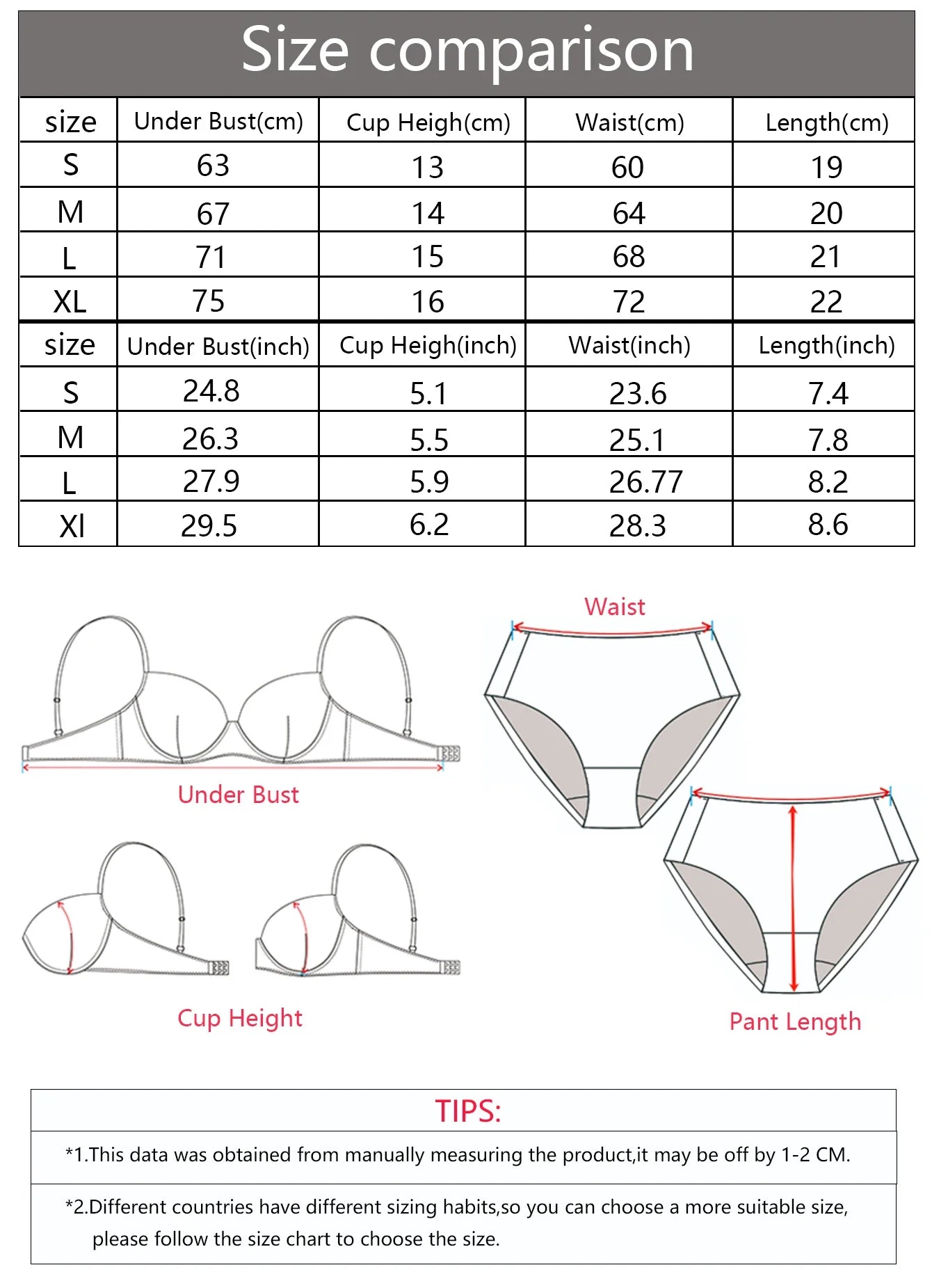 solid color daily 2-piece women's underwear set 3/4 cup paired with sexy thongs simple and comfortable Lingerie B2087