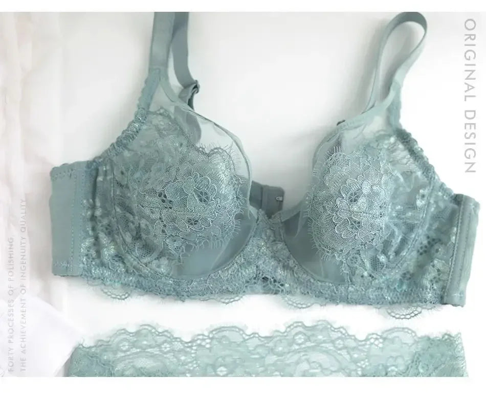 MOYISU Pure lace Girls Sexy Lace Bralette Flash Sale | Bra & Set Flexi-Wire Tech Sheer Allure Anti-Sag | Vintage Limited Last 50