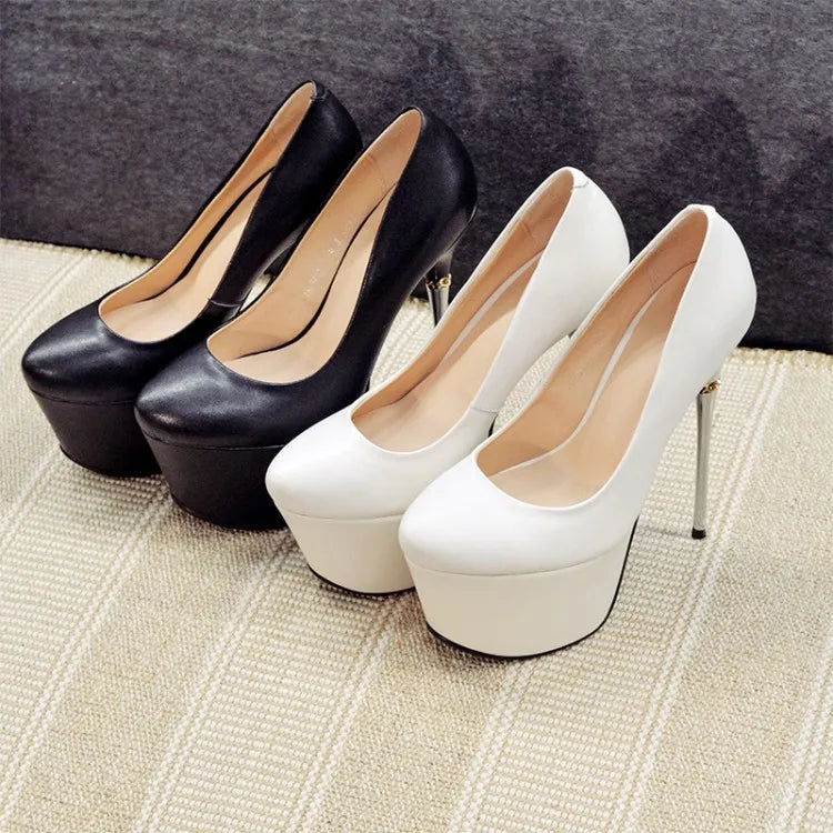 Sexy Peep Toe Pumps for Women 2025 New 6CM Platform Party Nightclub Stage Stilettos 16CM High Heels Pole Dance Stripper Shoes