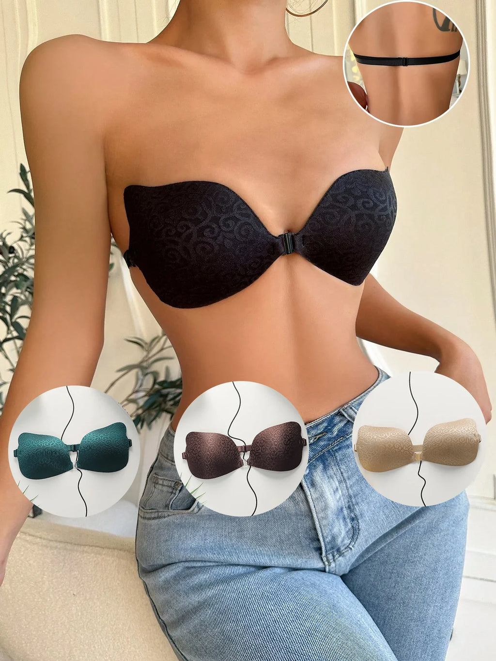 1/4pcs Women Invisible Multi color Bra Nipple Pasties Breast Lift Tape Overlays Bra Stickers Chest Nipple Accessories Women10938