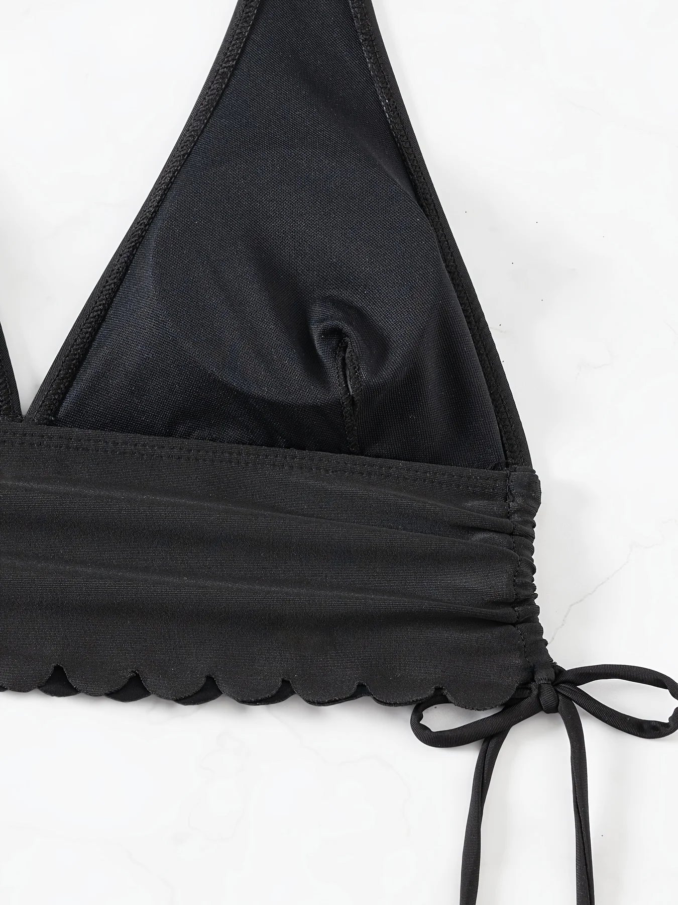 ZTVitality Sexy Black Bikini Set 2025 New Arrival Padded Bra Halter Bandage High Waist Swimsuit Women Swimwear Summer Beachwear