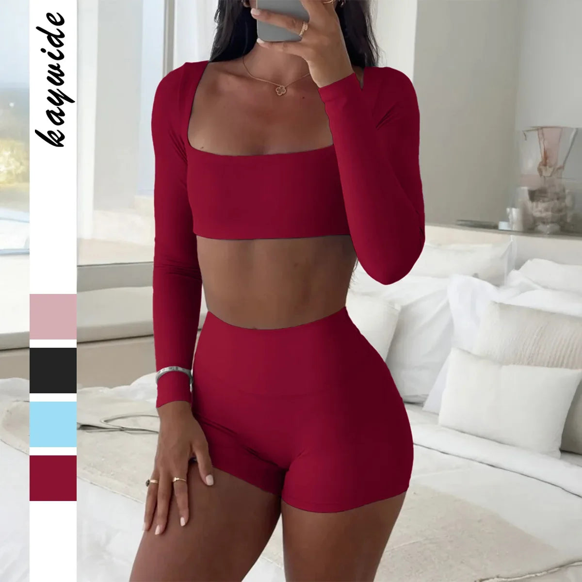 European and American yoga sports vest T-shirt shorts suit