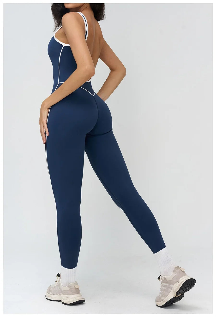 Women Jumpsuit Gym Set Yoga Suit Back Cross Sportswear Sports Jumpsuit Fitness Dance Performance Rompers Workout Bodysuits