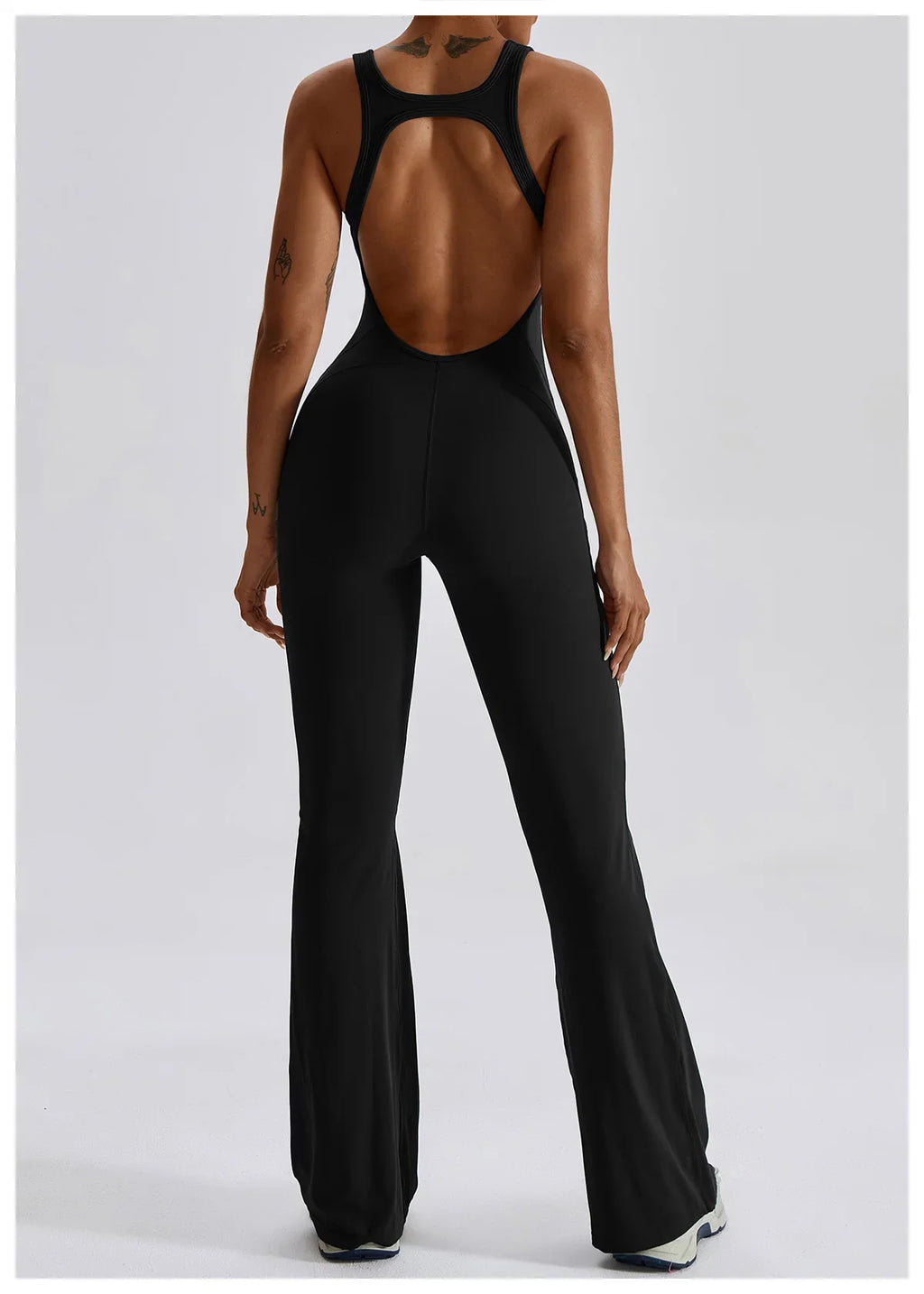 Women Fitness Bodysuit Backless One Piece Yoga Set Jumpsuit Sports Gym Workout Clothes Tights Active Wear Slim Playsuit Female