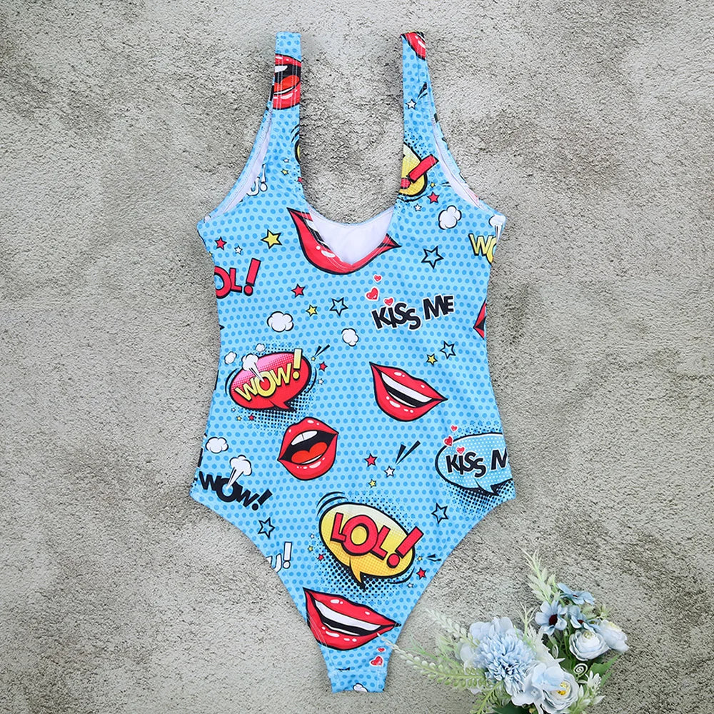 2023 One Piece Swimsuit Women Swimwear Push Up Monokini Sexy Bodysuit Leopard Print Bathing Suit Backless Beachwear Female