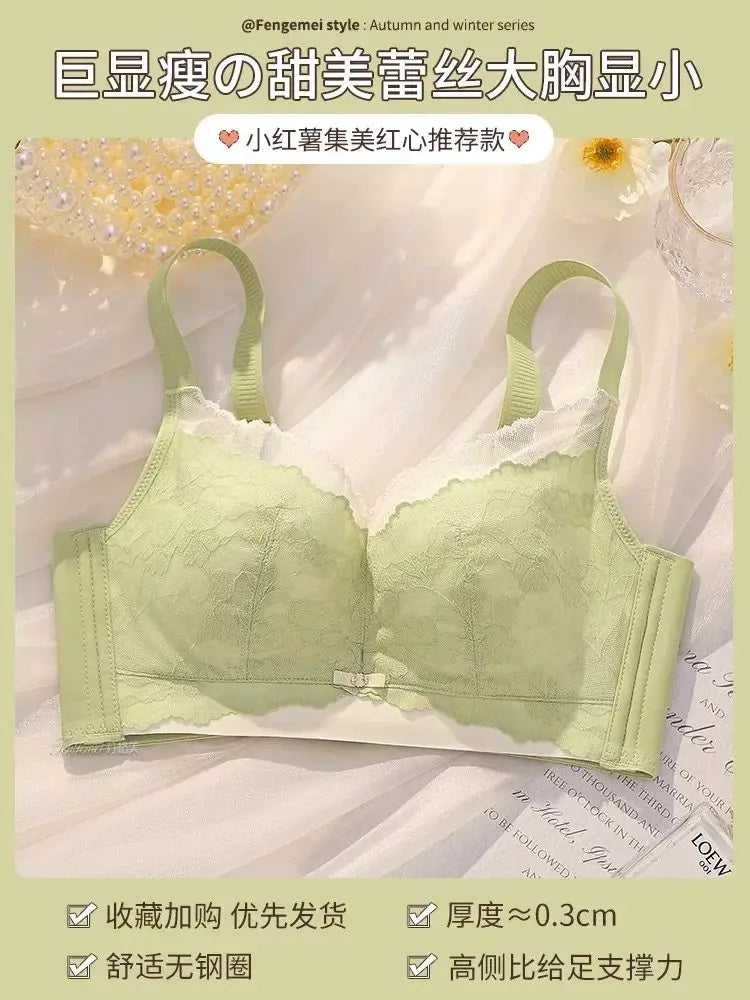 Soutien-gorge Minimisateur Grande Taille Sans Armatures, Pour Poitrine Abondante, Maintien et Redressement, Léger d’Été MOYISU
