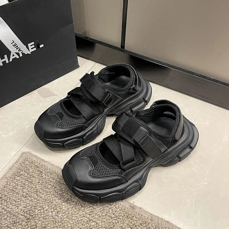 Spring New Round Head Small White Shoes Female Hundred Casual Womens Board Shoes Thick Bottom Women Sneakers