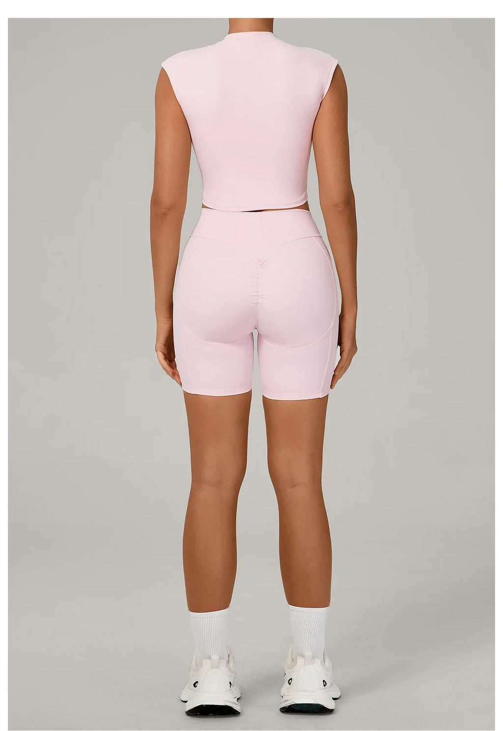 Naked Yoga Sets Women Quick Drying Slim Sports Shirt Fitness Suit Outdoors Sport High Waist Shorts Tight Running Workout Clothes