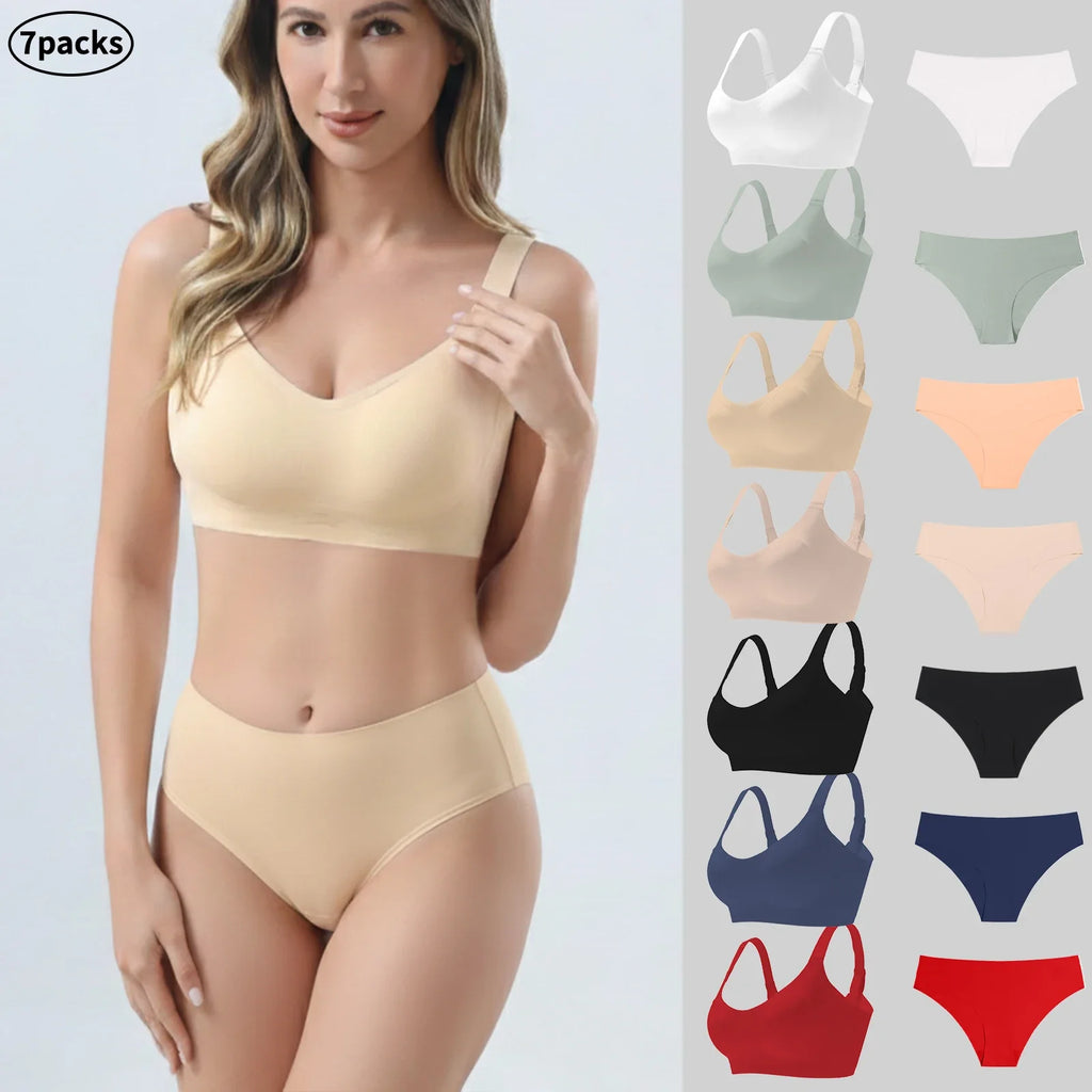 Women Sexy Panties Lingerie  High Waist Seamless Underwear Breathable Comfort Briefs S-2XL Thong