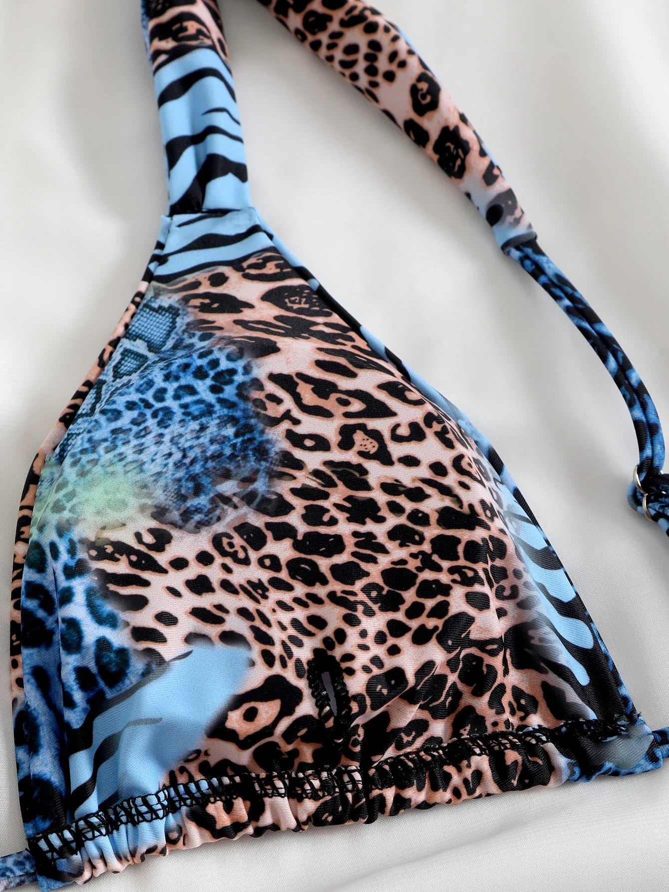 2025 Brazilian Thong Bikinis Strappy Swimsuit Women Sexy Printed Swimwear Female Bathers Swimming Bathing Swimming Swim Suit