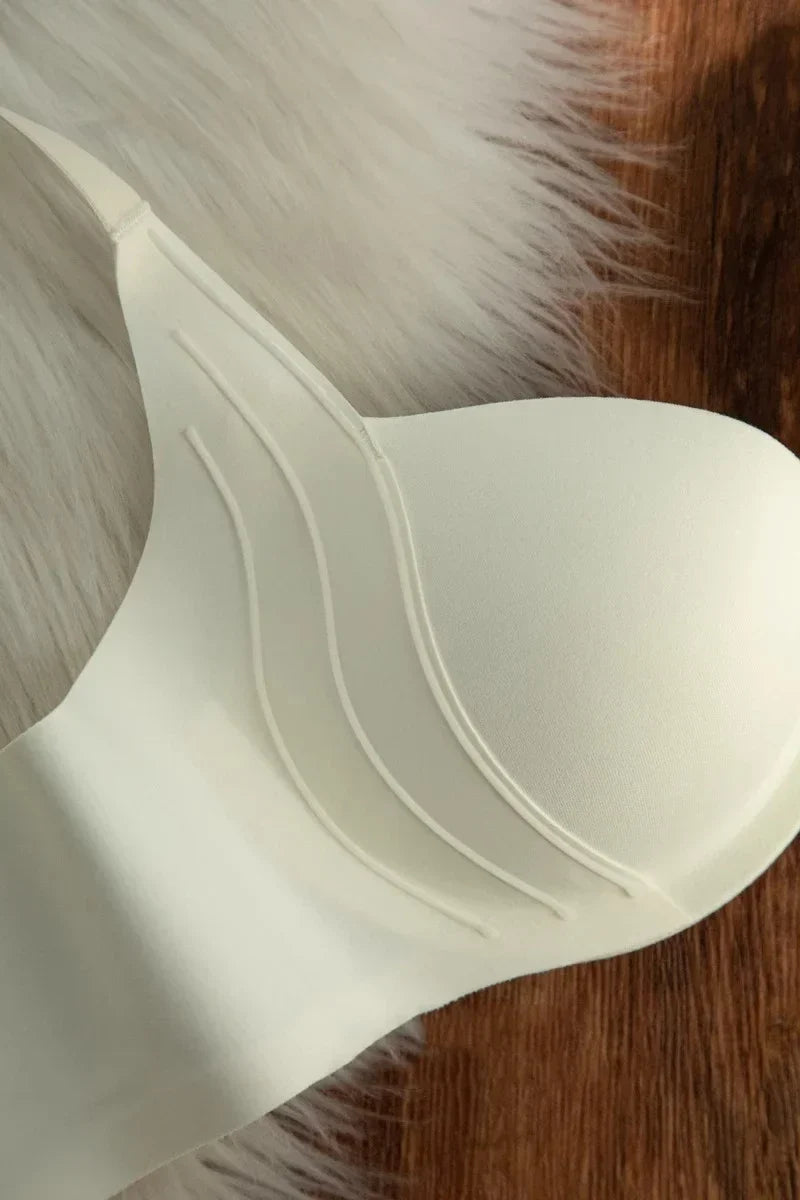MOYISU Anti-Sag Full Coverage Bra Small Bust | Wireless Push Up Lift | Seamless Bralette for Summer Cooling Comfort CA Underwear