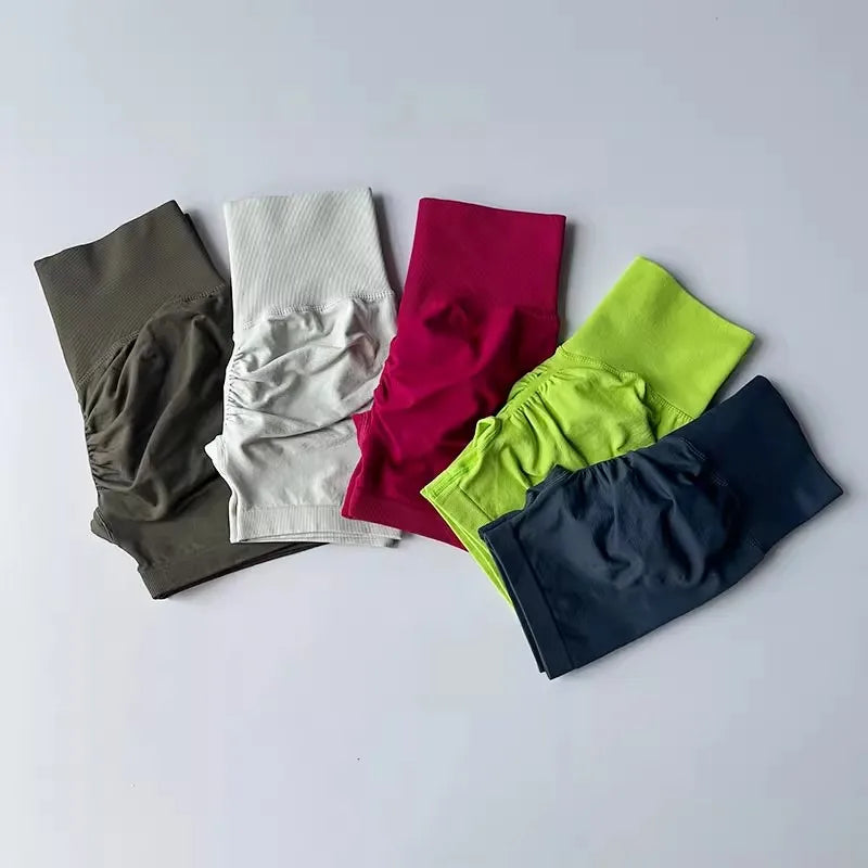 Women's sports shorts, Peach Hip Lifting , High Waist and Waist Tightening for Slimming, Running Training