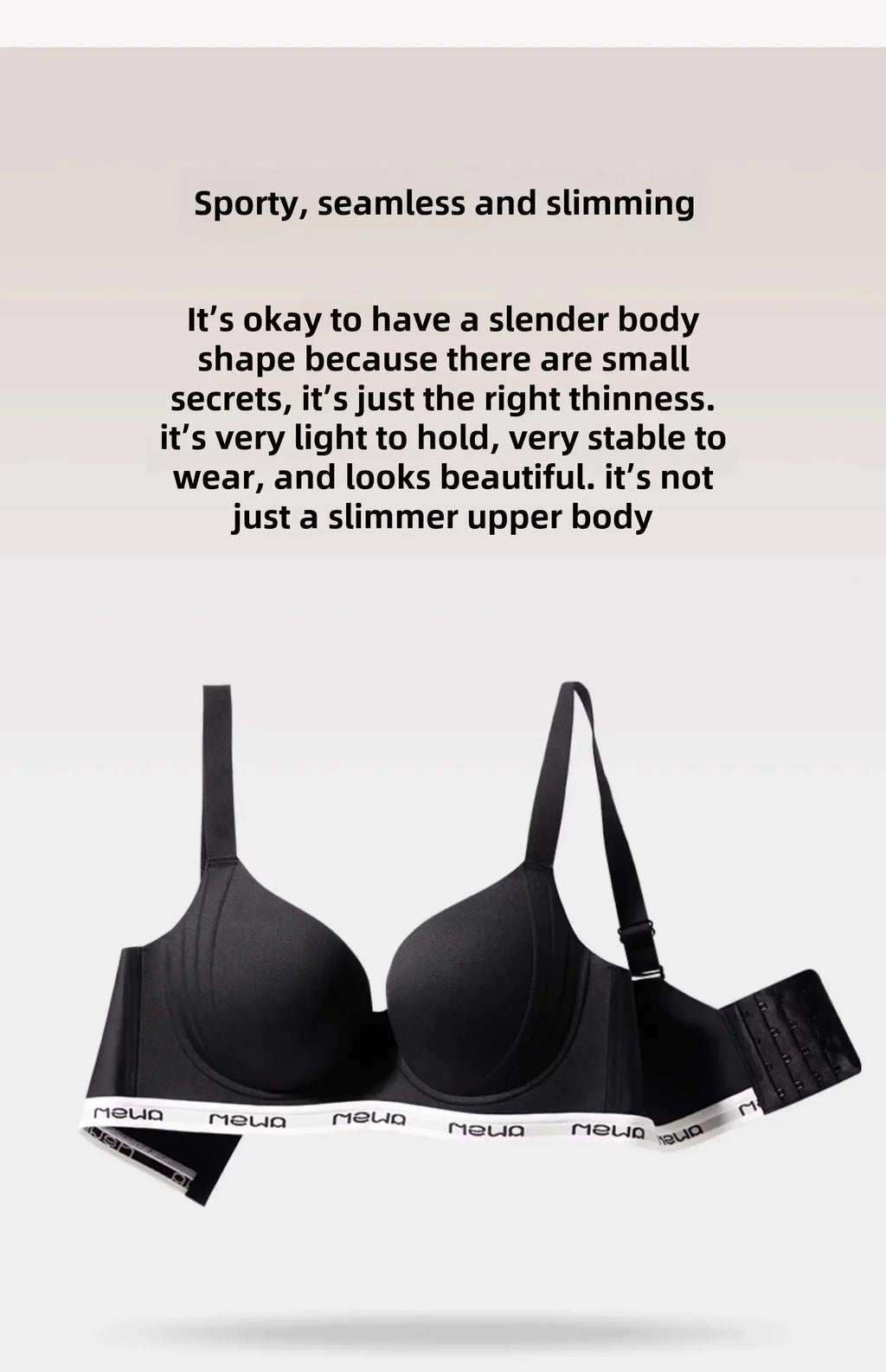 MOYISU Adjustable Anti-Sag Bra for Women, Big Bust Minimizer Wireless Bralette Lightweight No Spillage Comfort Plus Size Summer