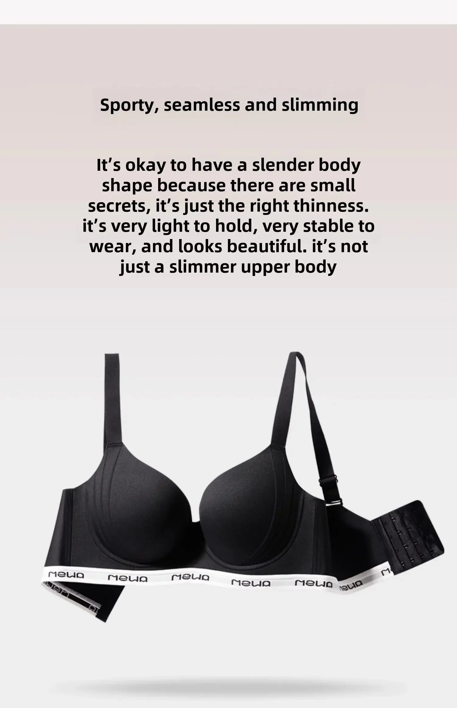 MOYISU Adjustable Anti-Sag Bra for Women, Big Bust Minimizer Wireless Bralette Lightweight No Spillage Comfort Plus Size Summer