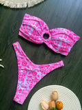 Micro Bikini Push Up Women Swimsuits 2026 Sexy Female Swimwear Brazilian Bikini Set Thong Biquini Swim Suits Print Beachwear